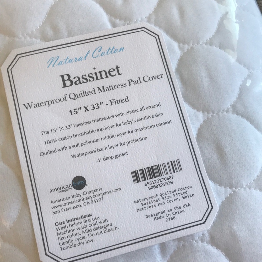 BRAND NEW bassinet waterproof mattress cover